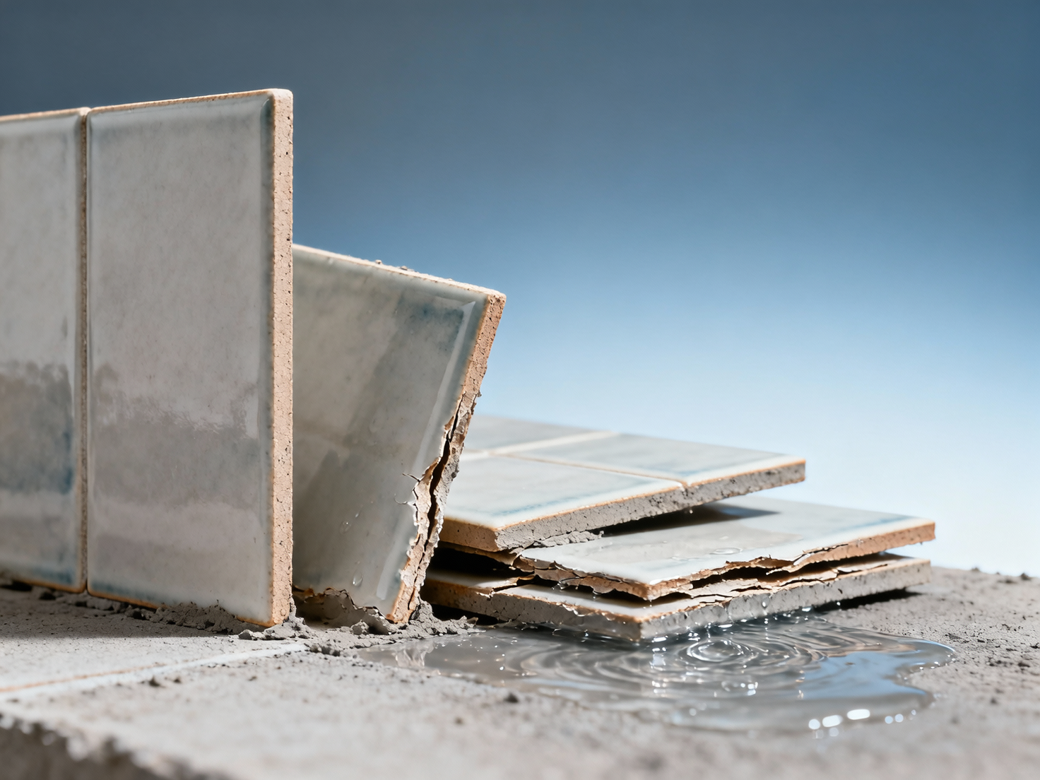 Ceramic tile installers report more adhesive failures since the shift to ultra-low-VOC formulations Ceramic tile installers report more adhesive failures since the shift to ultra-low-VOC formulations