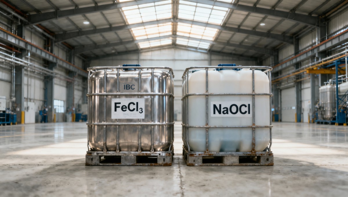 Inorganic chemicals for water treatment: The hidden reactivity risk in pH-shifted storage