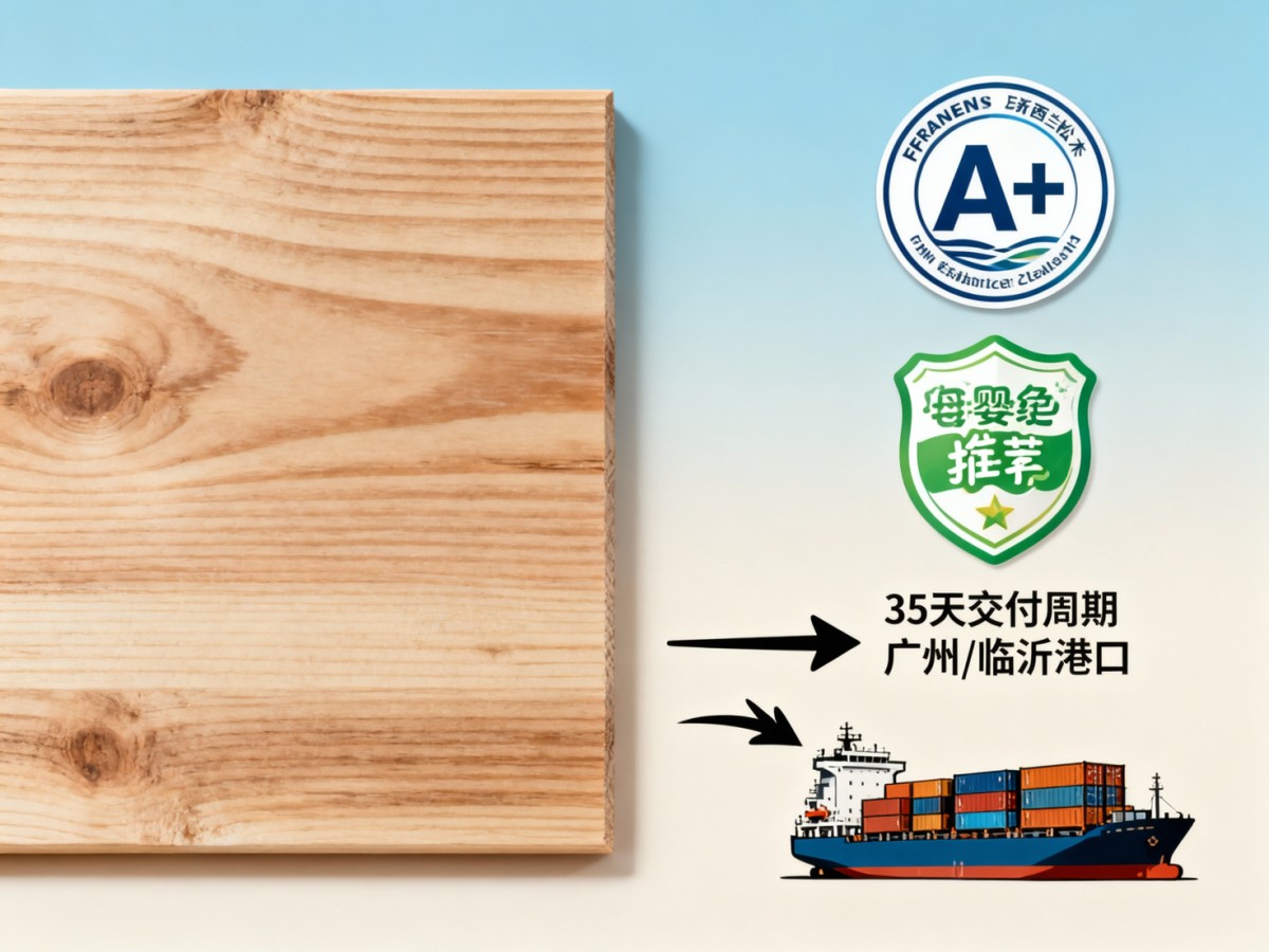 Zhejiang Qiannianzhou's ENF-Grade New Zealand Pine Board Achieves French A+ and Child Safety Certifications, Becomes Preferred Base Material for European Nursery Custom Cabinets with Stable 35-Day Delivery Zhejiang Qiannianzhou's ENF-Grade New Zealand Pine Board Achieves French A+ and Child Safety Certifications, Becomes Preferred Base Material for European Nursery Custom Cabinets with Stable 35-Day Delivery
