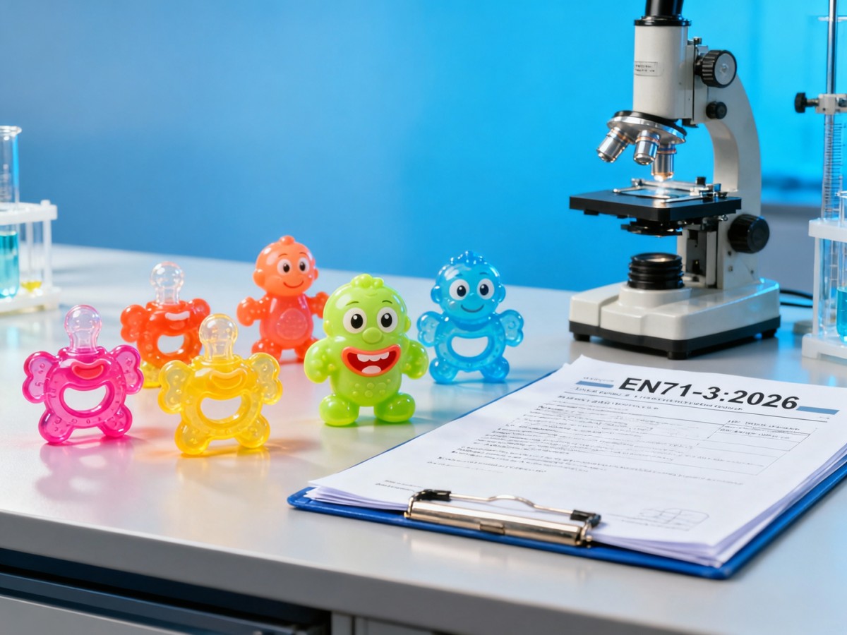 EU Updates EN71-3:2026 Appendix F, Tightens Soluble Barium Limit to 5mg|kg: Chinese Soft Plastic Baby Toys Face Batch Retesting and Formula Adjustments