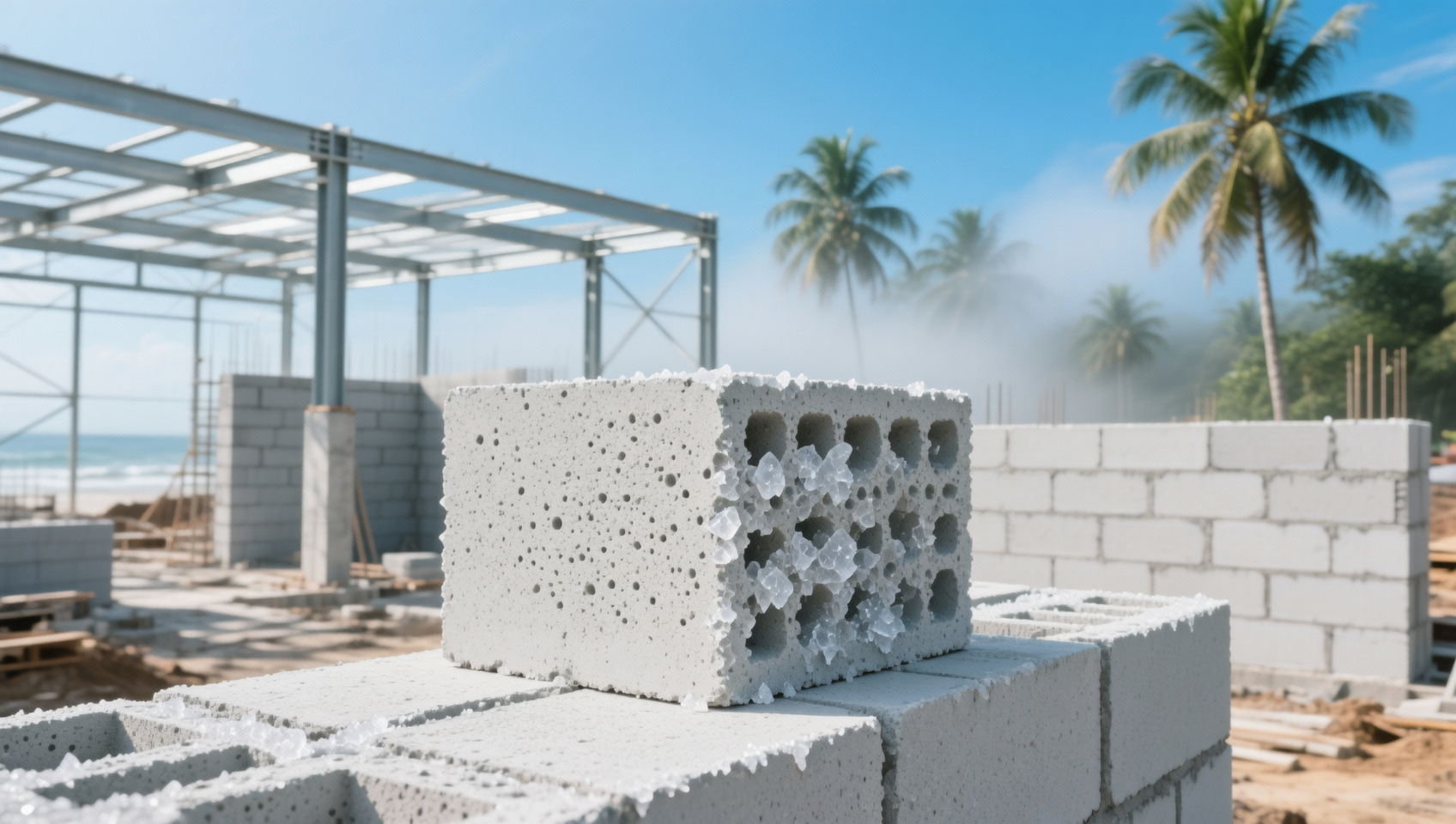 Autoclaved aerated concrete blocks in humid climates: Is efflorescence inevitable — or avoidable? Autoclaved aerated concrete blocks in humid climates: Is efflorescence inevitable — or avoidable?