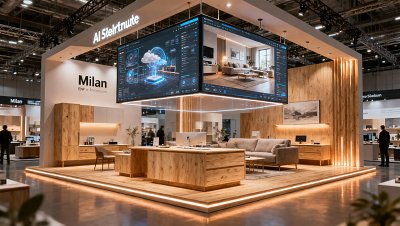 2026 Guangzhou Custom Home Exhibition Focuses on 'Customization + Good Houses', Milan Exhibition Booth Surrounded by Overseas Buyers, ENF Grade Panels and AI Design Cloud Platform Become the Core of Inquiries