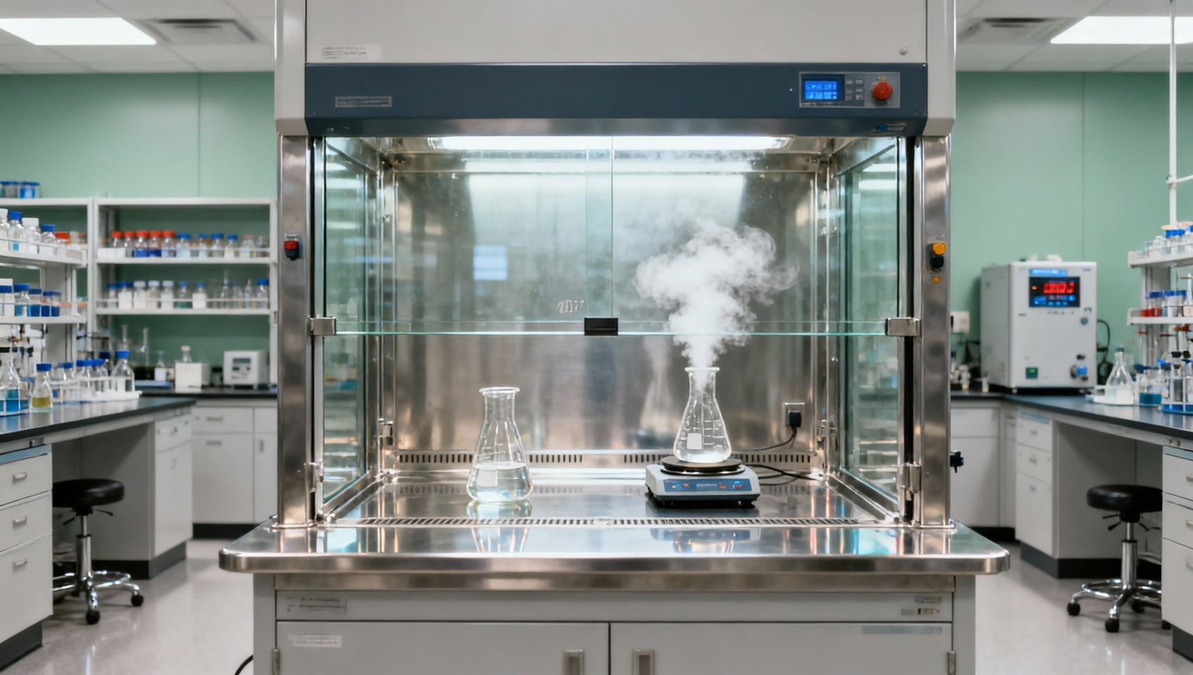 Chemical laboratory fume hood face velocity: Why 100 fpm still fails with volatile solvent workflows Chemical laboratory fume hood face velocity: Why 100 fpm still fails with volatile solvent workflows