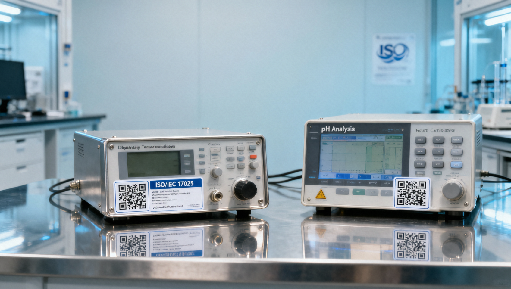 Laboratory instruments with ISO 17025 traceability built-in—not just ‘calibration-ready’