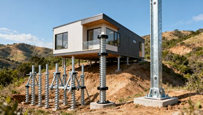 Modular houses on sloped sites: What foundation systems avoid costly ground adaptation?