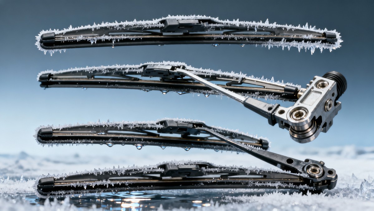 Wiper blades leave streaks in cold weather — is it rubber compound, frame design, or mounting pressure?