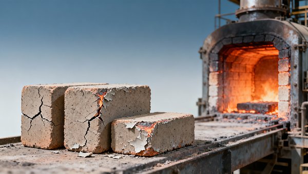 Refractory bricks that passed ASTM C43 refractoriness tests — but failed under thermal cycling