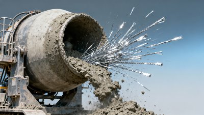 Steel fiber for concrete that increases mixing time — and impacts project timelines