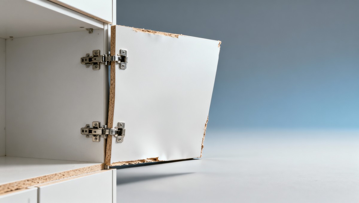 Wardrobe systems sagging after six months — particleboard strength vs