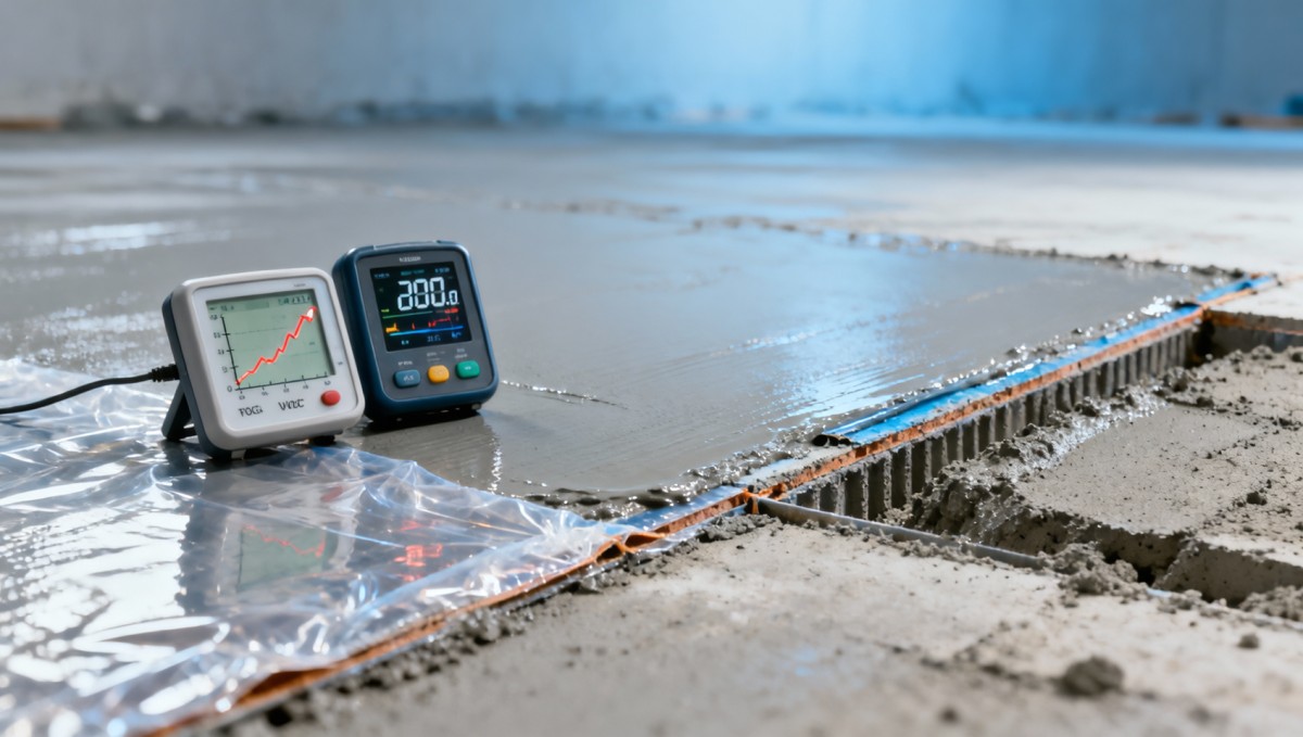 Construction chemicals with hidden VOC spikes during curing Construction chemicals with hidden VOC spikes during curing