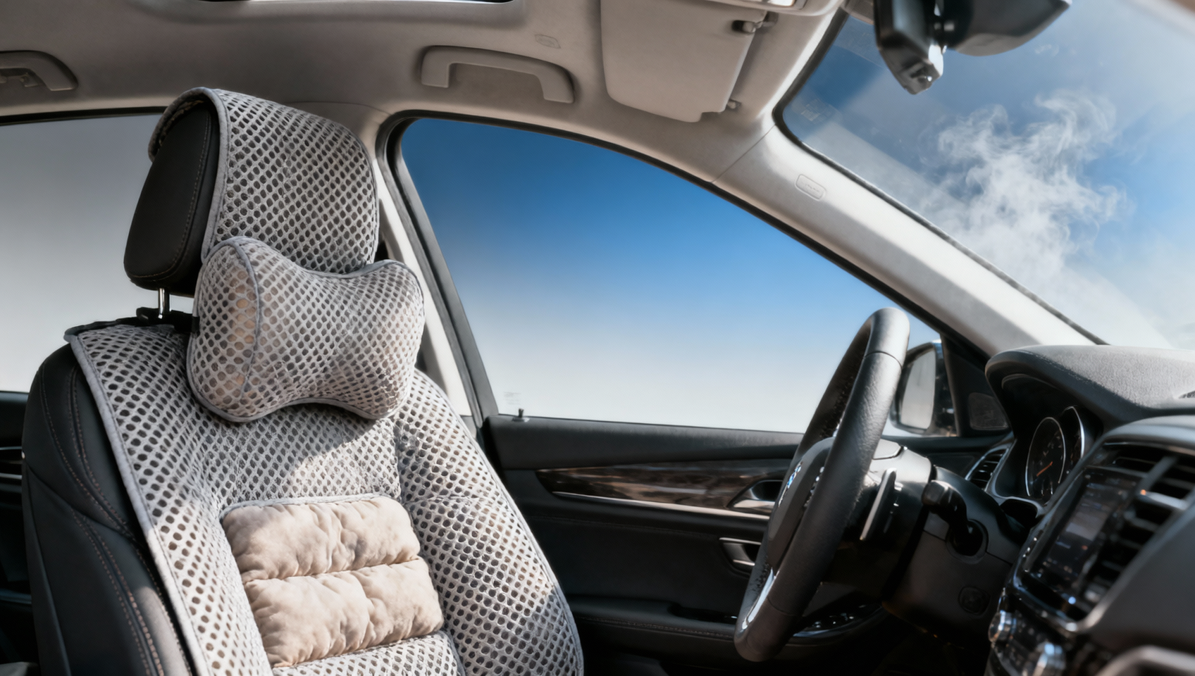 Breathable car seat covers that trap heat instead of reducing it