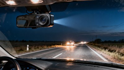 Are dash cams with night vision still useful on unlit roads?