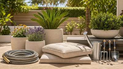 Outdoor garden supplies that wear out too fast in summer heat