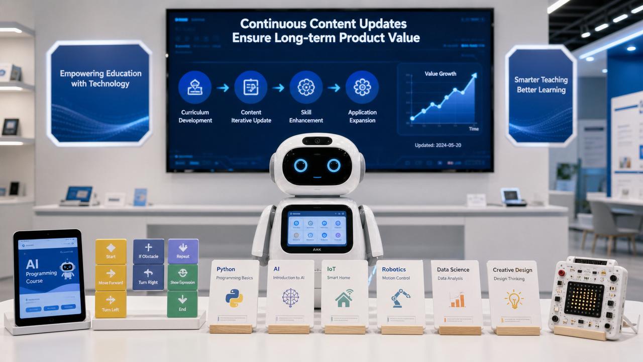 Educational robots lose value quickly when content falls behind