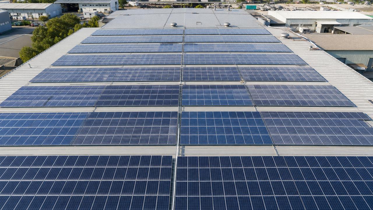 Photovoltaic solar panels age differently across the same site