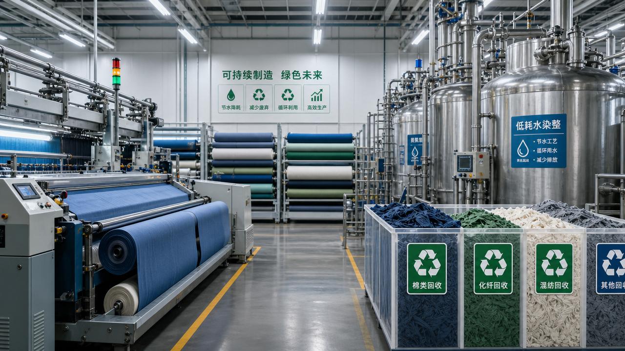 Where sustainable textile manufacturing cuts waste best