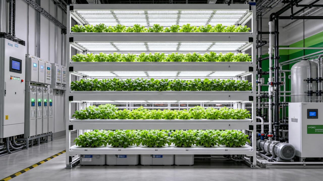 Vertical farming technology works best when energy costs stay low