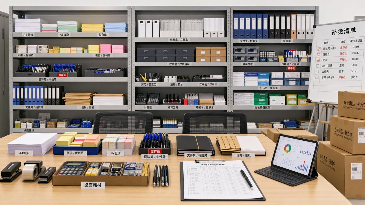 Office stationery wholesale gets harder when low-value items run out fast