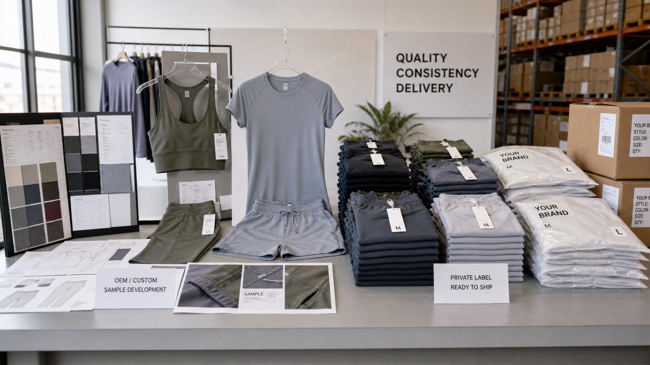 Activewear OEM or private label: which scales more smoothly?