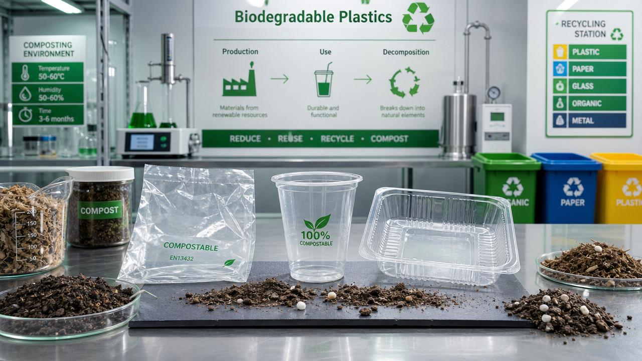 Biodegradable plastics are promising, but when do they actually break down?