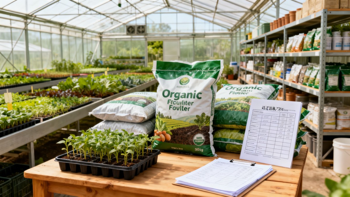 Organic farming supplies that support certification compliance Organic farming supplies that support certification compliance
