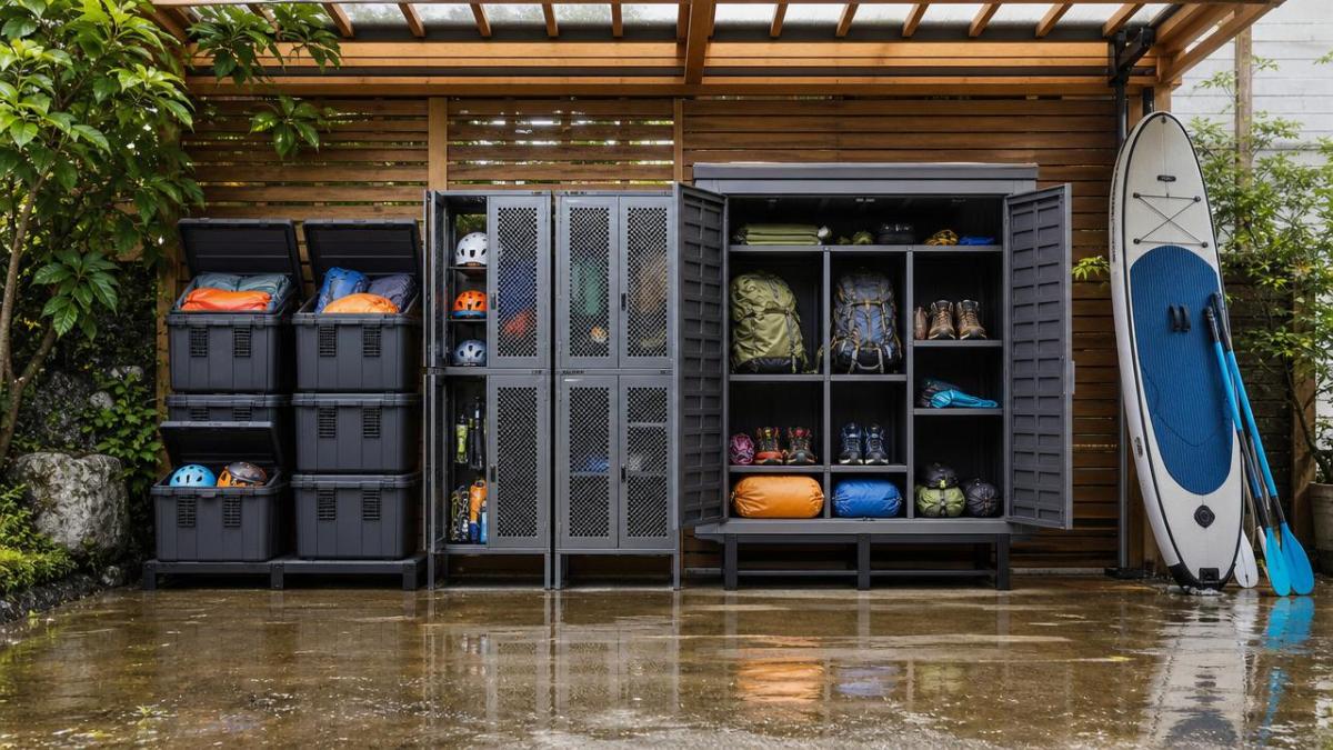 Outdoor Storage Solutions That Actually Hold Up in Wet Seasons