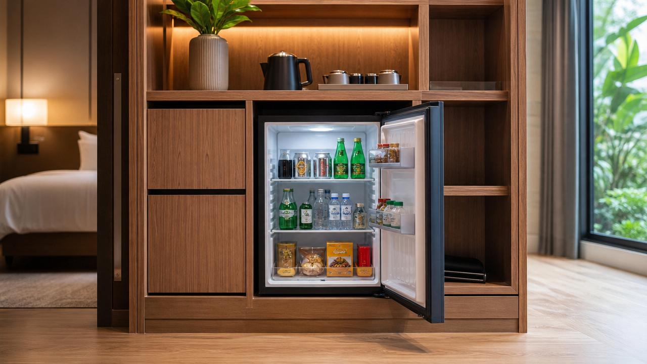 Hotel minibar refrigerators and the real energy tradeoff
