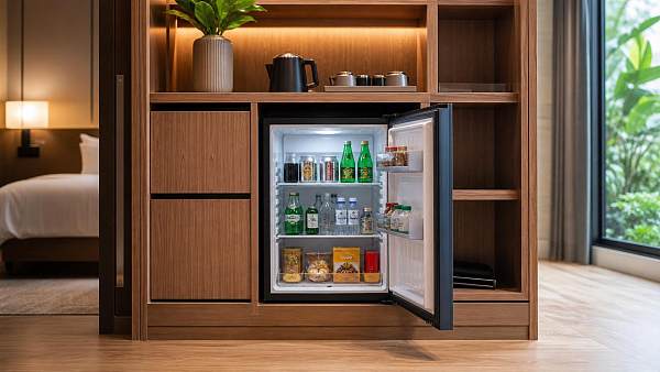 Hotel minibar refrigerators and the real energy tradeoff