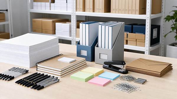 Which stationery bulk items are worth stocking year-round?