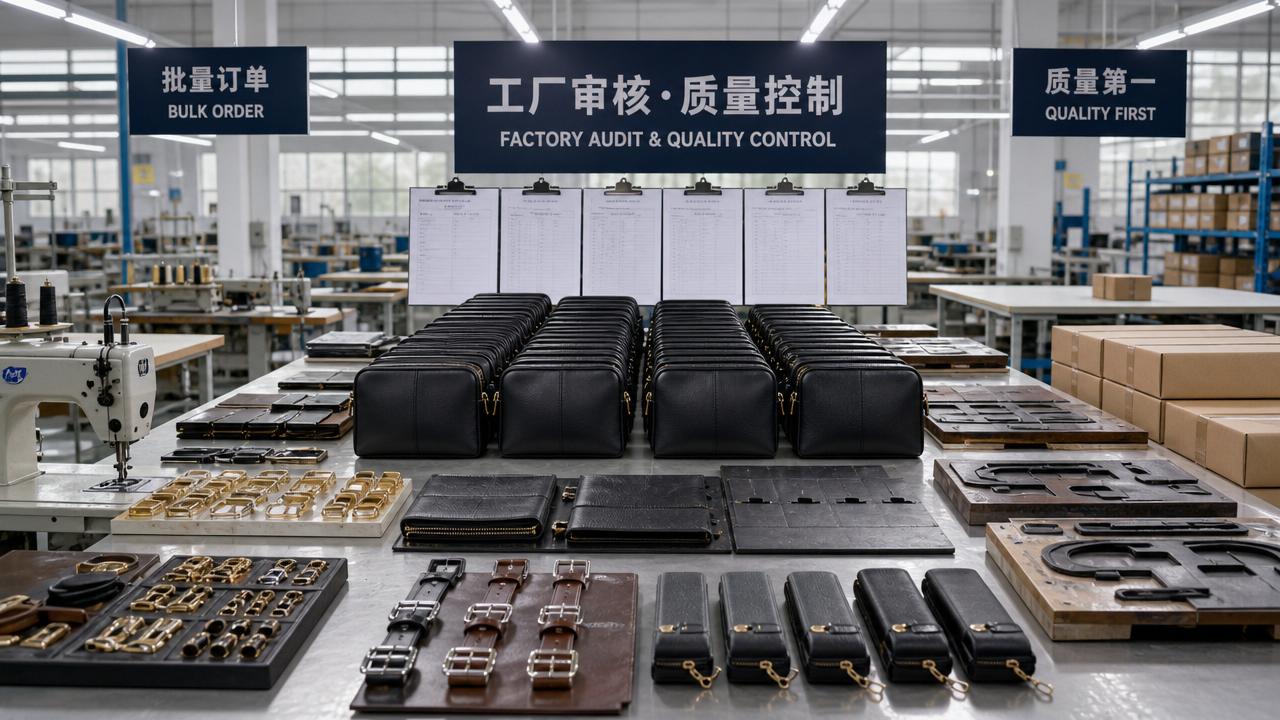 How to Vet a Leather Goods Factory Before Bulk Orders