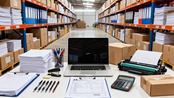 What affects office supplies wholesale costs most