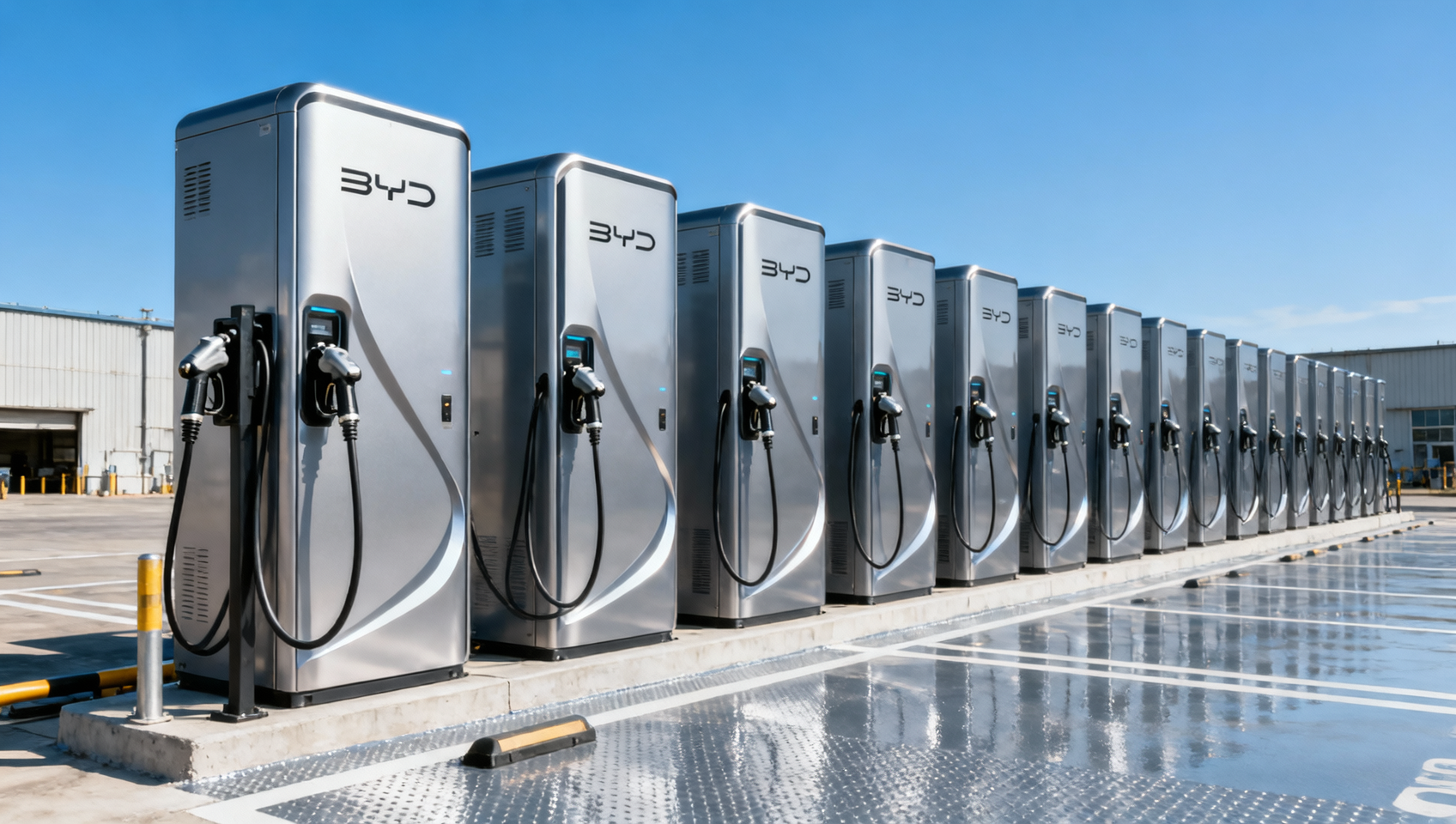 BYD Launches 55 Flash-Charging Stations in May