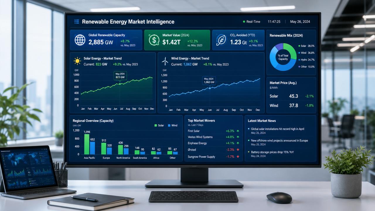 Renewable Energy Market Intelligence Explained: Key Insights, Trends, and What You Need to Know