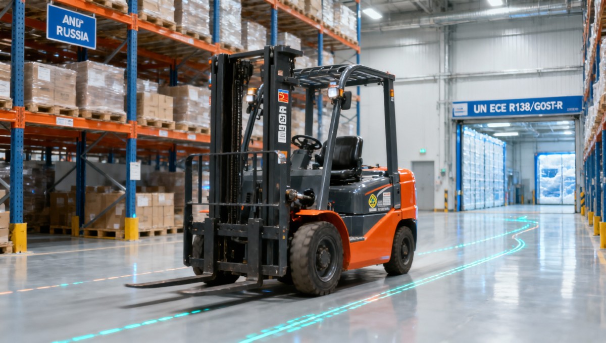 Russia Fast-Tracks Chinese Electric Forklifts with Dual Certification Russia Fast-Tracks Chinese Electric Forklifts with Dual Certification