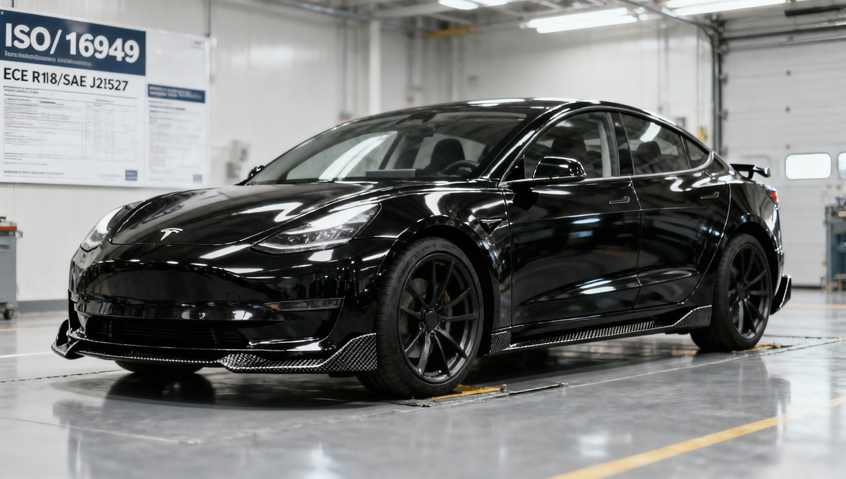 Tesla Model 3 'Black Knight' Kit Standardization Certified to ISO/TS 16949