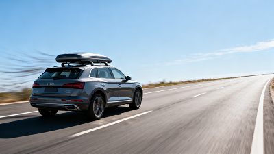 How do roof racks for cars affect fuel economy?