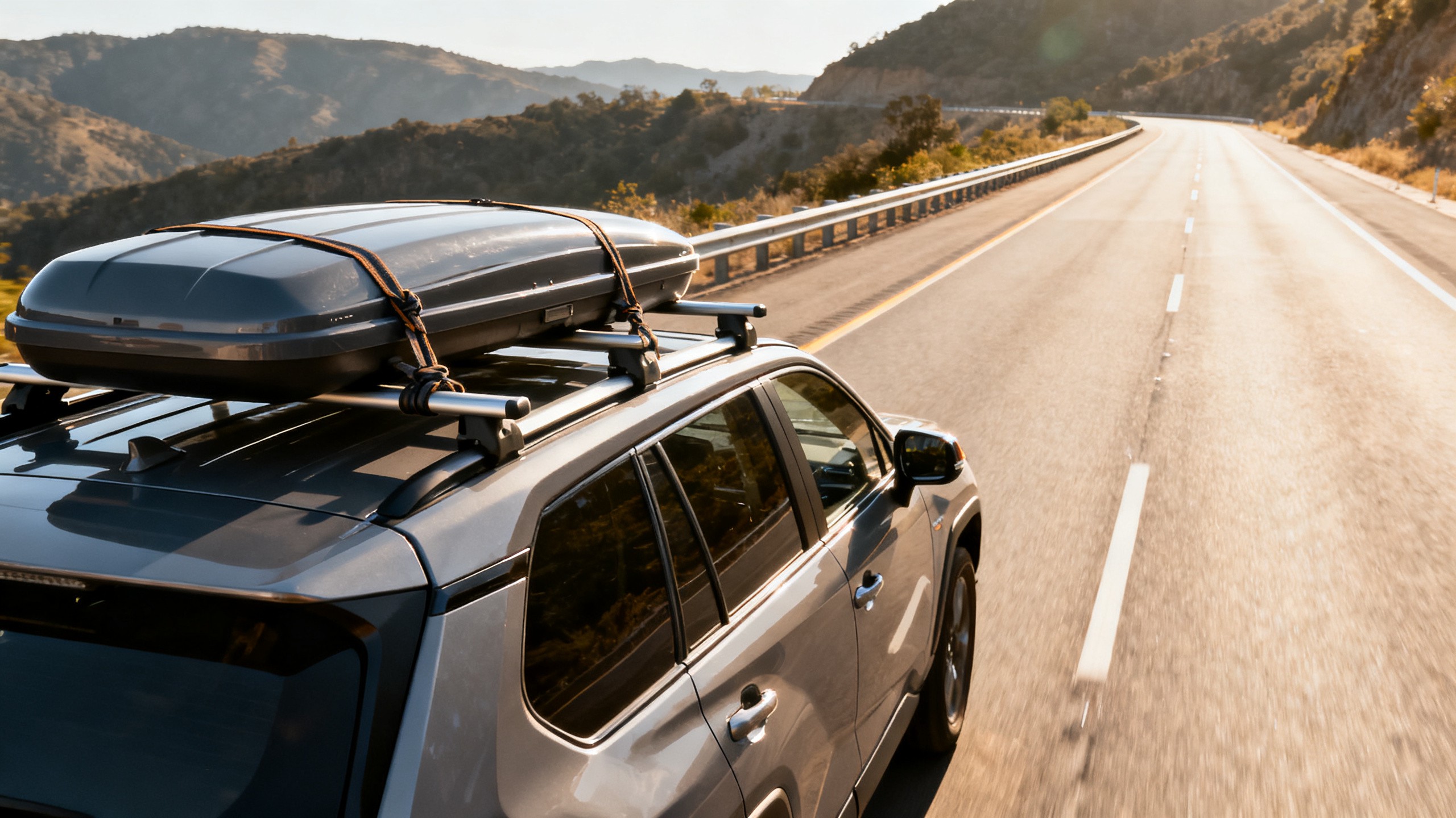 Are roof racks for cars safe for long highway trips?