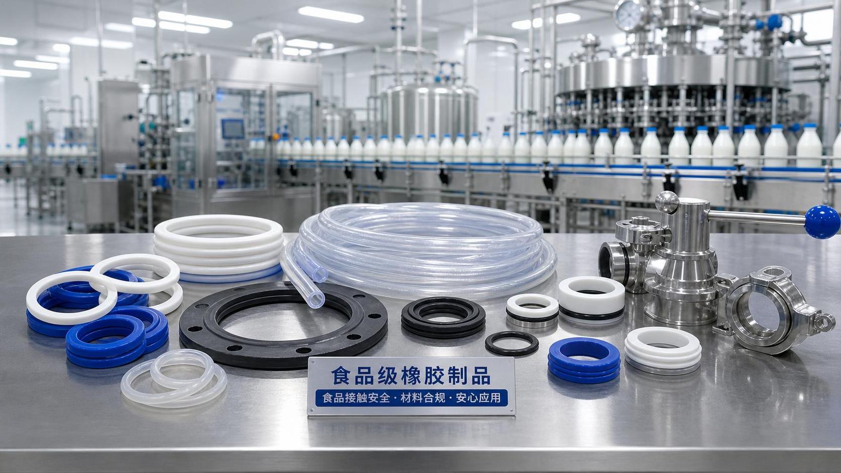Food Grade Rubber Products Explained: Materials, Certifications, and Common Uses