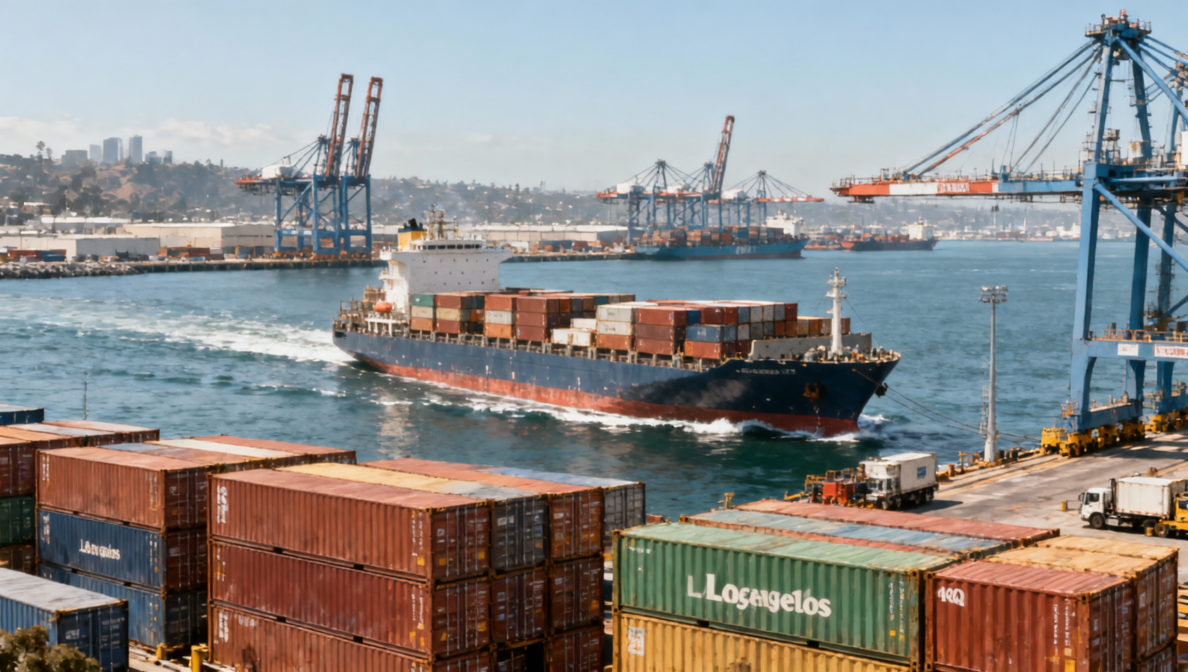 West Coast Strike Risk Lifts Shanghai-LA Freight 23%