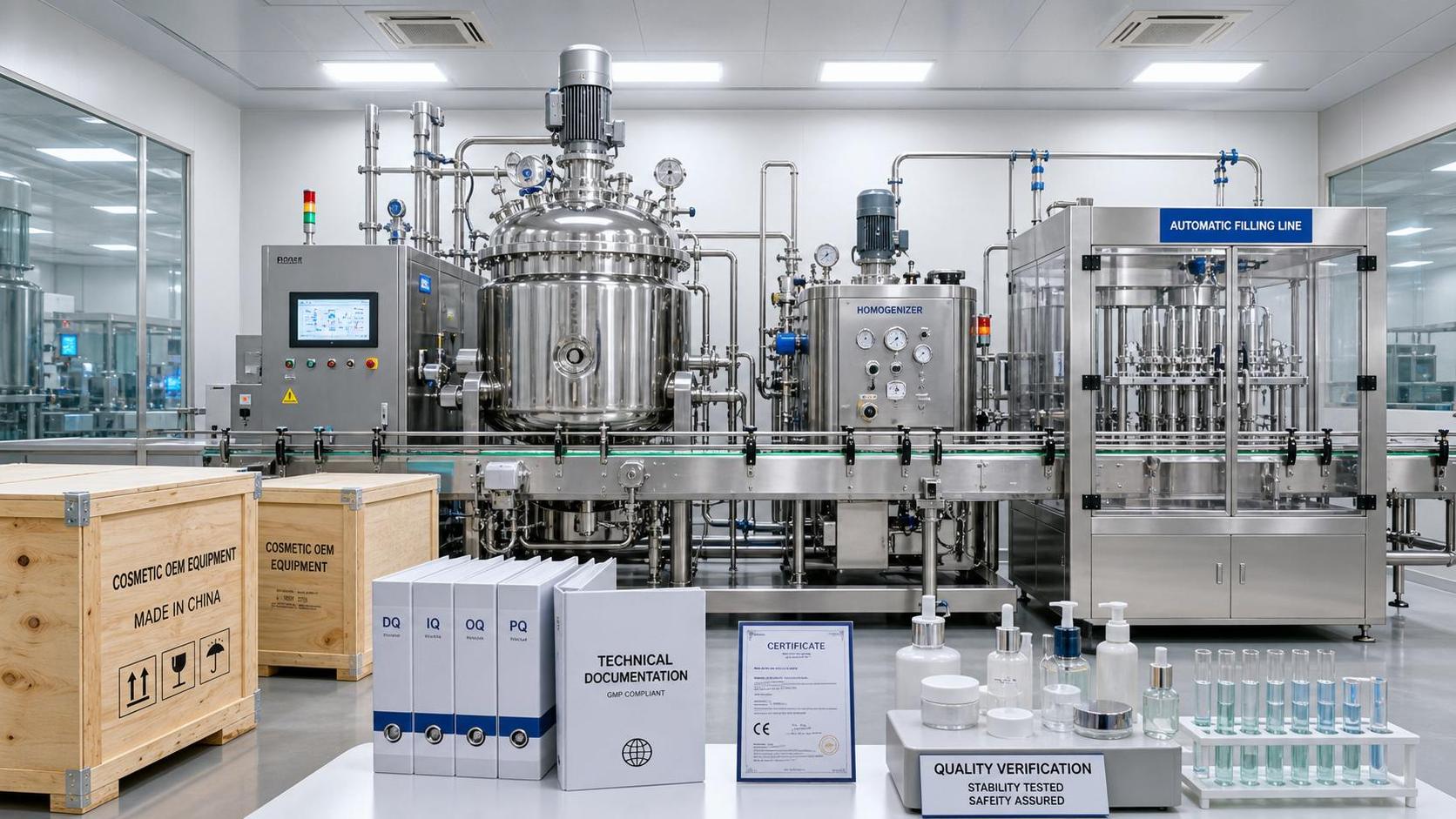 How to Evaluate a Cosmetics Processing Equipment Exporter for OEM Production