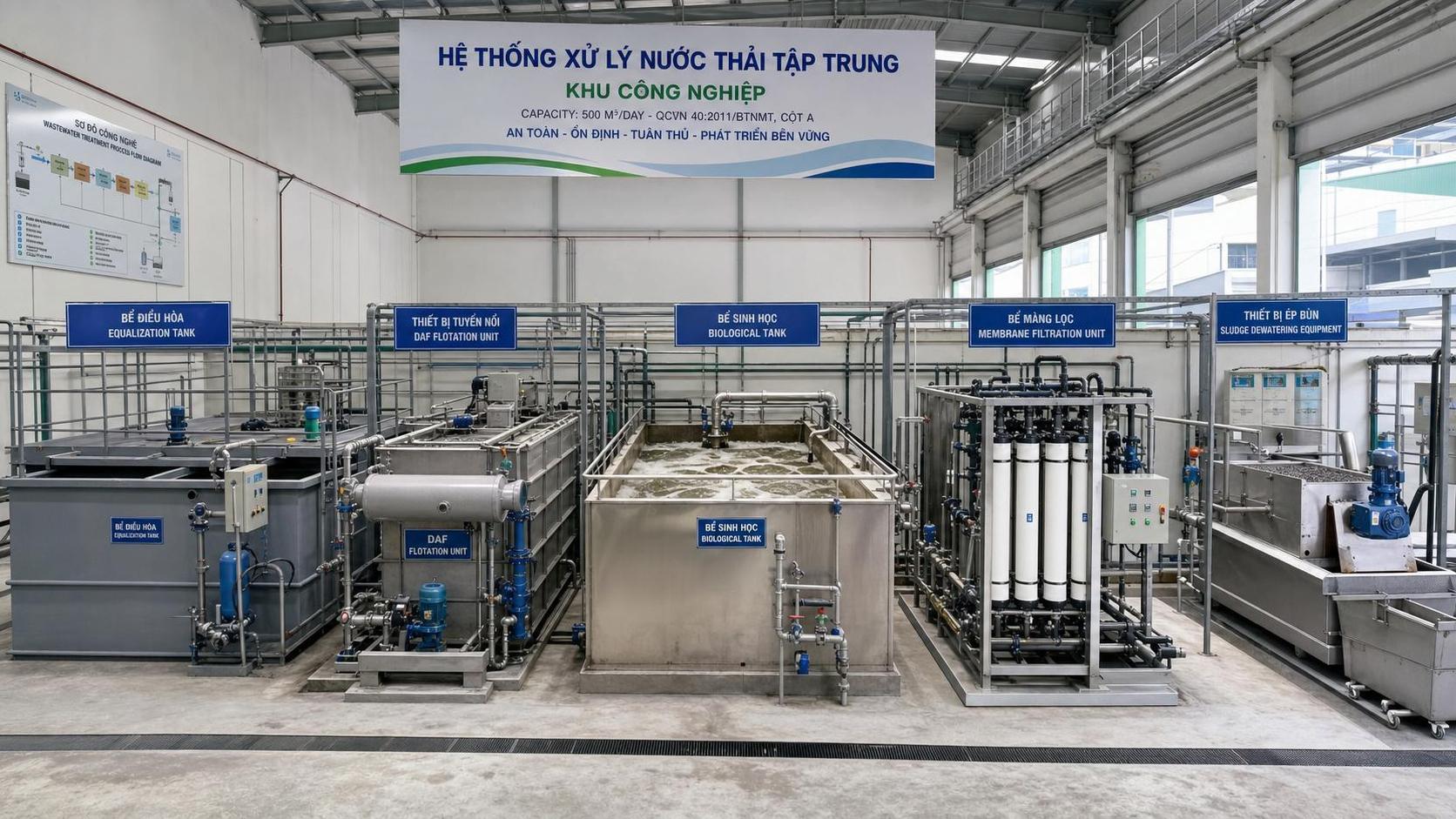 Wastewater Treatment Equipment in Vietnam: Key Types, Capacity, and Compliance Factors