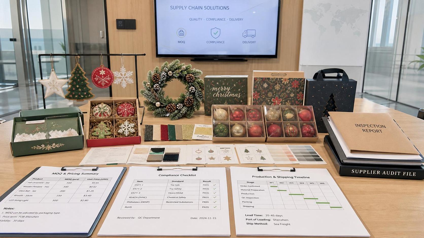 Seasonal Decorations Exporter Checklist: MOQ, Compliance, and Lead Time Questions