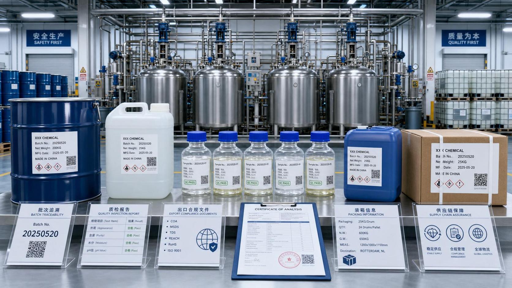 How to Evaluate an Industrial Chemicals Manufacturer for Quality, Compliance, and Supply Stability