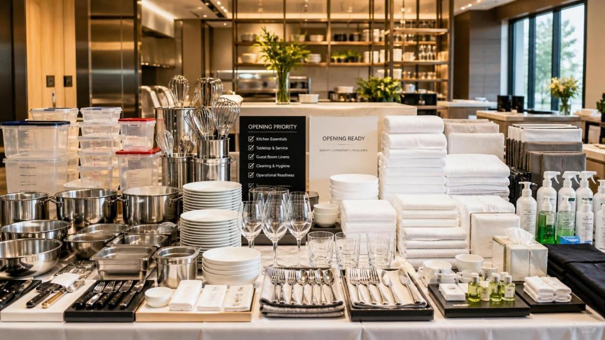 What Hotel and Restaurant Supplies Matter Most When Opening a New Property? What Hotel and Restaurant Supplies Matter Most When Opening a New Property?
