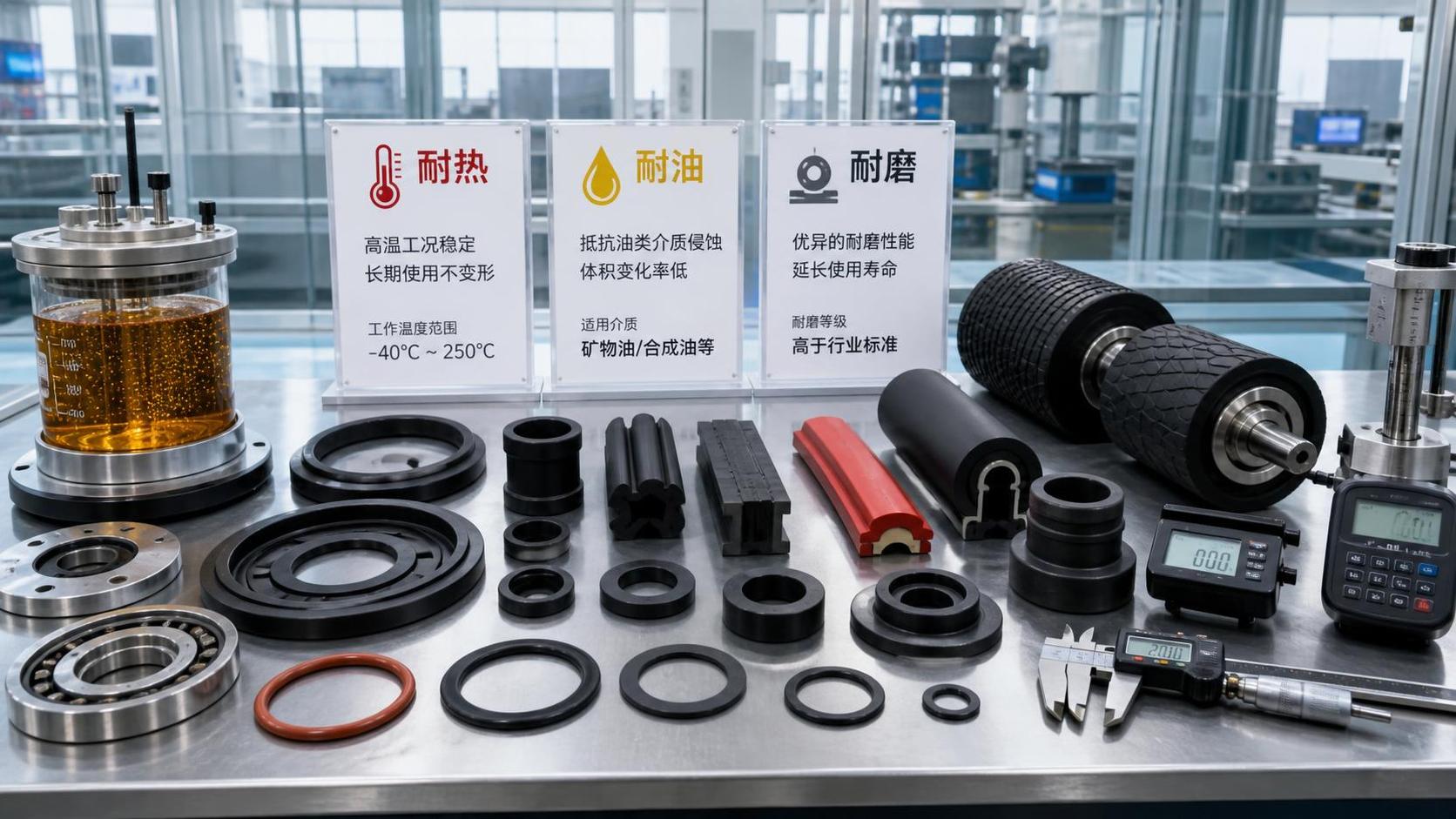 How to choose custom rubber products for heat, oil, and wear