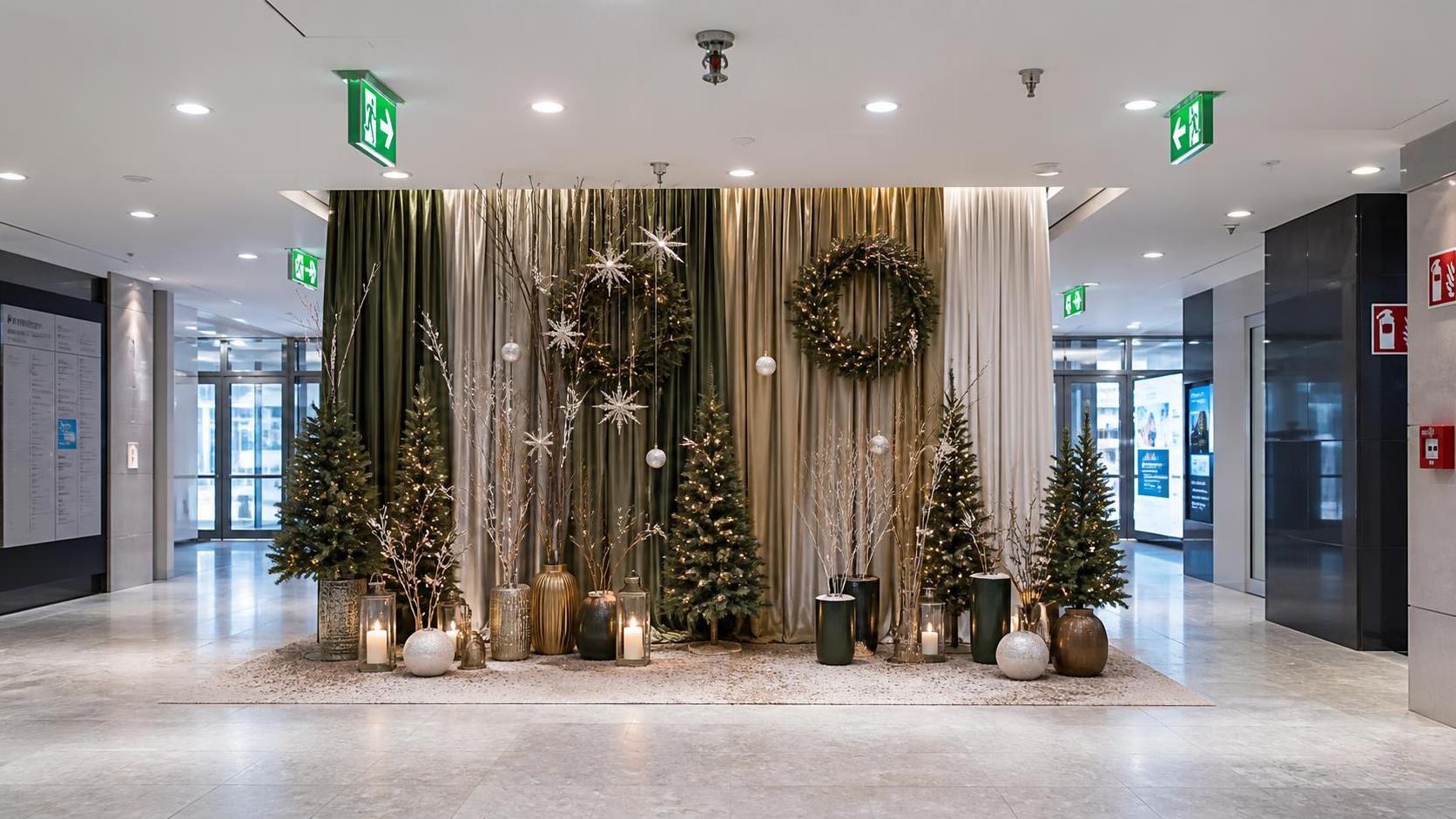 When do seasonal decorations in Germany need stricter fire compliance