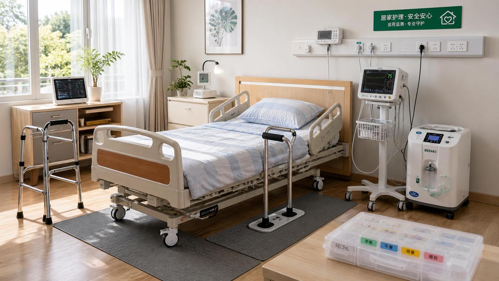 When does home healthcare become a safer option than hospital care?