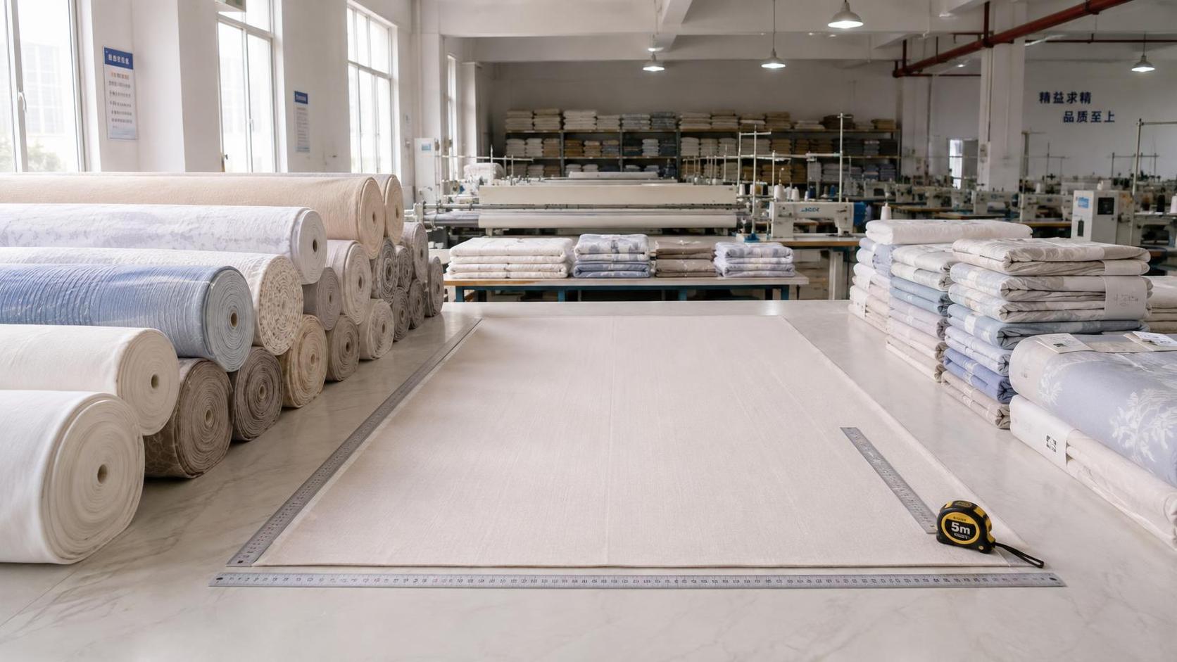 What production details matter when choosing a bedding sets factory?