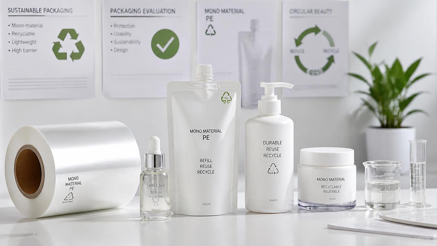 When does recyclable flexible packaging make sense for beauty products?