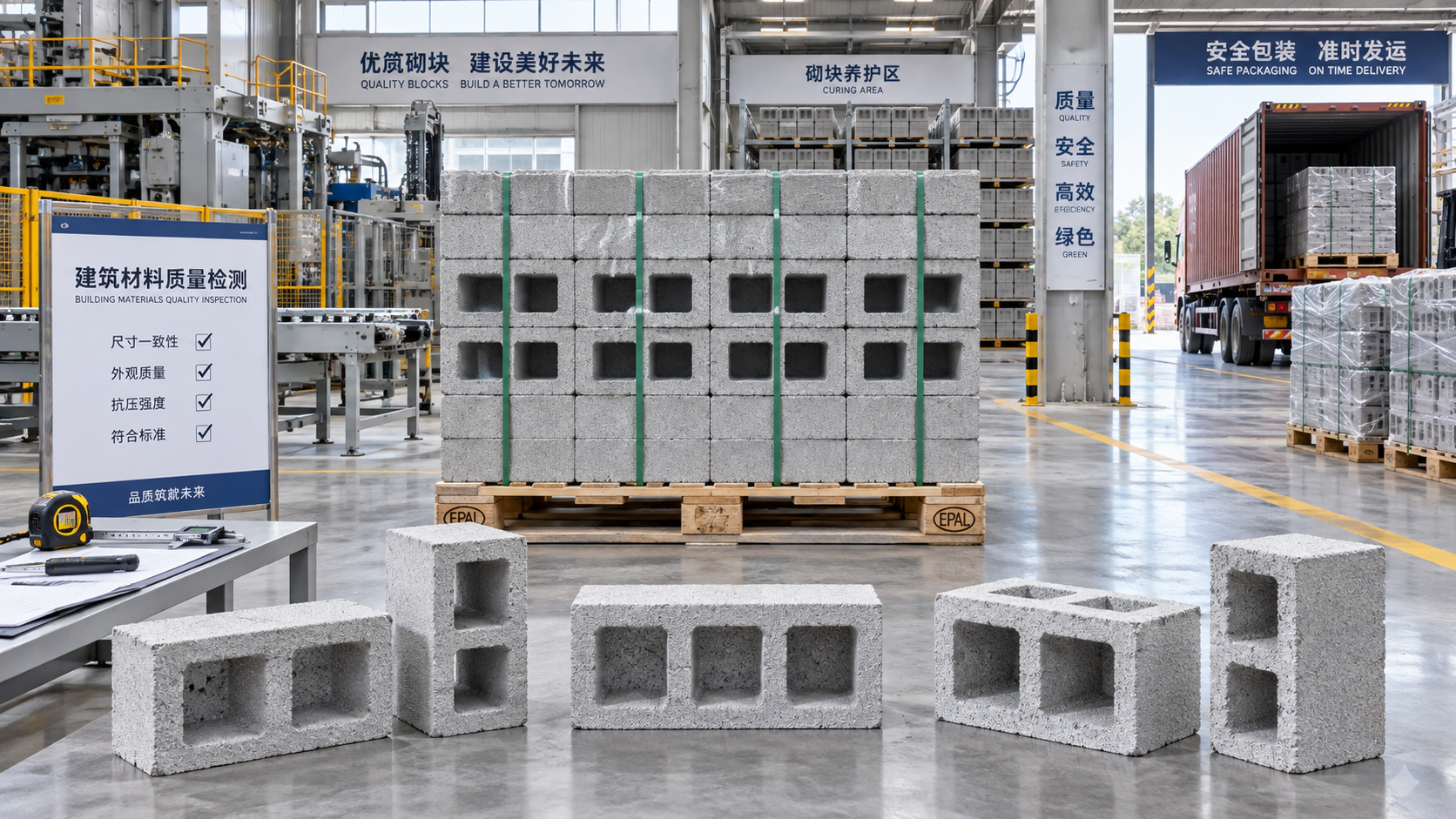 What to verify before placing a concrete hollow blocks wholesale order